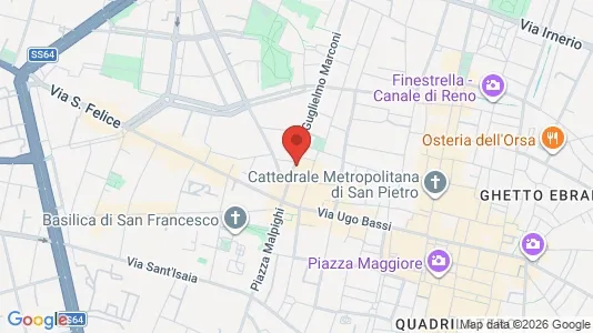 Apartments for rent i Bologna - kort over placeringen