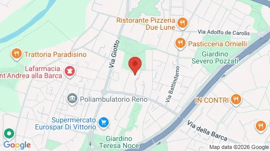 Rooms for rent i Bologna - kort over placeringen