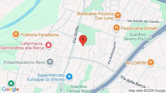 Apartments for rent i Bologna - kort over placeringen