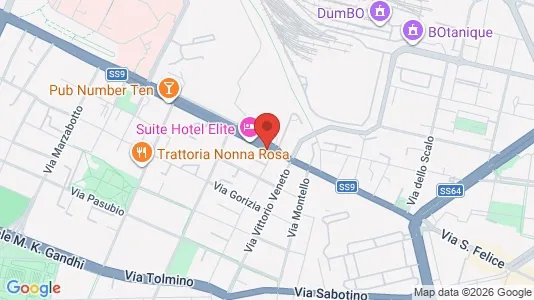 Apartments for rent i Bologna - kort over placeringen