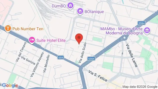 Apartments for rent i Bologna - kort over placeringen