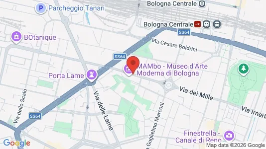 Apartments for rent i Bologna - kort over placeringen