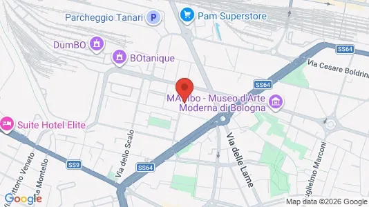 Apartments for rent i Bologna - kort over placeringen
