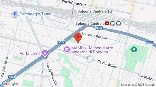 Apartments for rent i Bologna - kort over placeringen