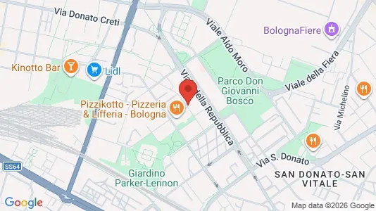 Rooms for rent i Bologna - kort over placeringen