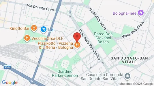 Rooms for rent i Bologna - kort over placeringen
