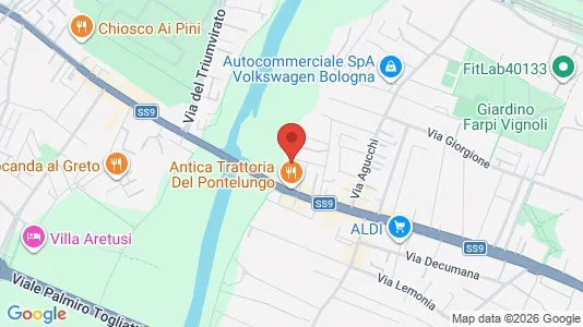 Rooms for rent i Bologna - kort over placeringen