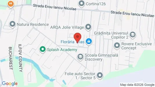Apartments for rent i Voluntari - kort over placeringen