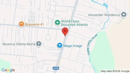 Apartments for rent i Voluntari - kort over placeringen
