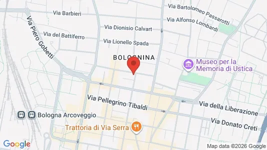 Apartments for rent i Bologna - kort over placeringen