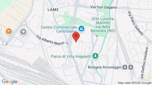 Apartments for rent i Bologna - kort over placeringen