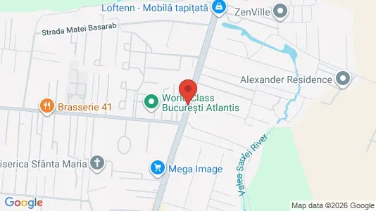 Apartments for rent i Voluntari - kort over placeringen