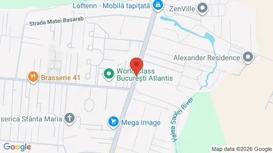 Apartments for rent i Voluntari - kort over placeringen