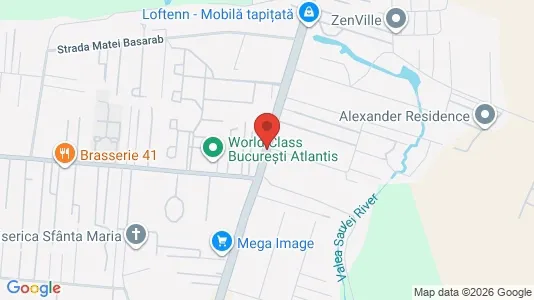 Apartments for rent i Voluntari - kort over placeringen