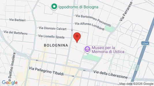 Apartments for rent i Bologna - kort over placeringen