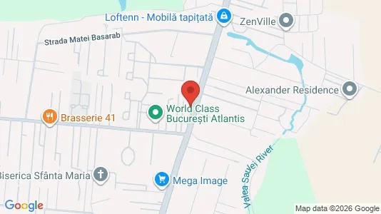 Apartments for rent i Voluntari - kort over placeringen