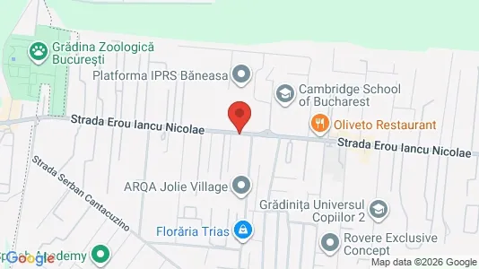 Apartments for rent i Voluntari - kort over placeringen