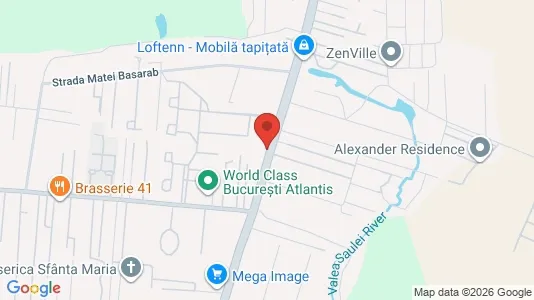 Apartments for rent i Voluntari - kort over placeringen