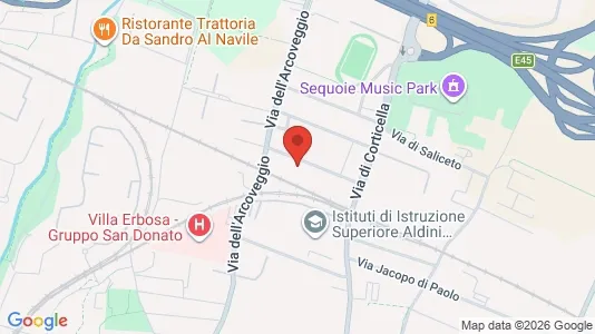 Rooms for rent i Bologna - kort over placeringen