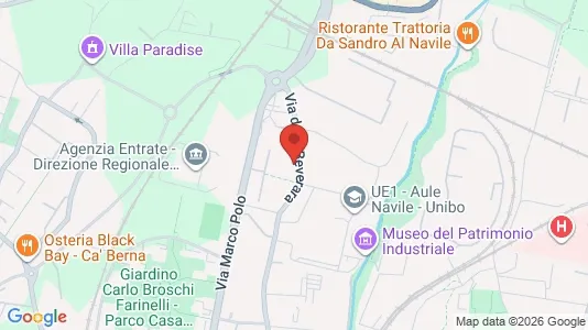 Apartments for rent i Bologna - kort over placeringen