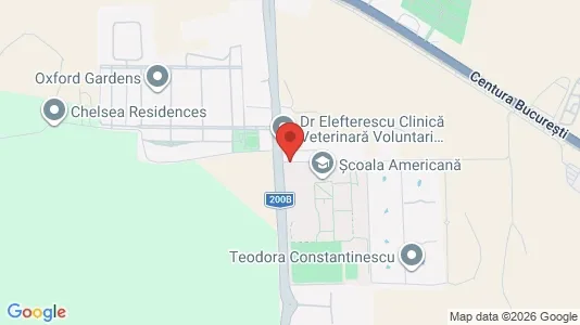 Apartments for rent i Voluntari - kort over placeringen
