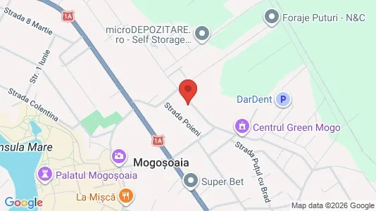 Apartments for rent i Buftea - kort over placeringen