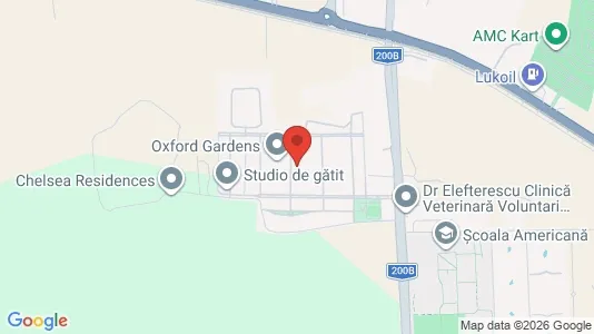 Apartments for rent i Voluntari - kort over placeringen