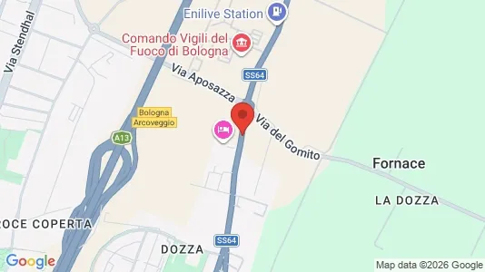 Apartments for rent i Bologna - kort over placeringen