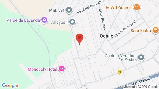 Apartments for rent i Otopeni - kort over placeringen