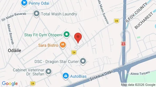 Apartments for rent i Otopeni - kort over placeringen