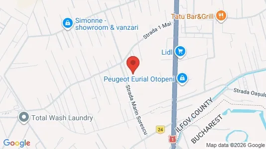 Apartments for rent i Otopeni - kort over placeringen