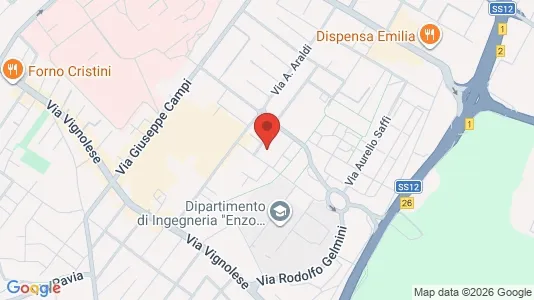 Rooms for rent i Modena - kort over placeringen