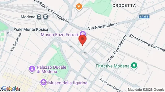 Rooms for rent i Modena - kort over placeringen