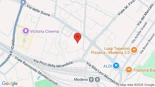 Rooms for rent i Modena - kort over placeringen