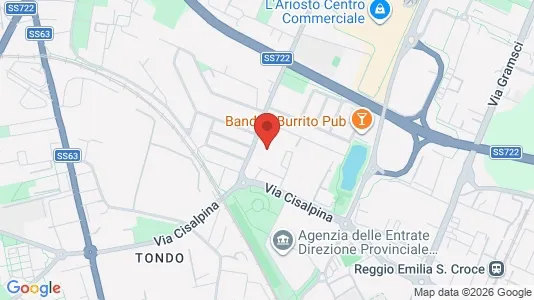 Apartments for rent i Reggio nell'Emilia - kort over placeringen