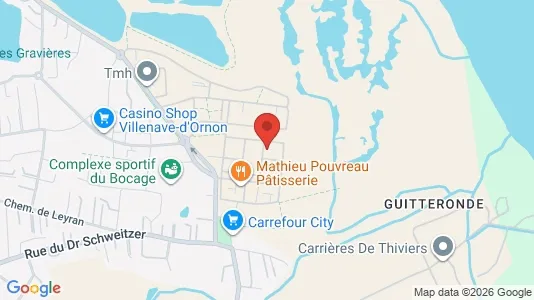 Apartments for rent i Bordeaux - kort over placeringen