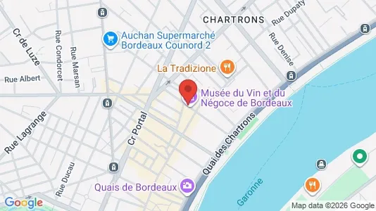 Apartments for rent i Bordeaux - kort over placeringen