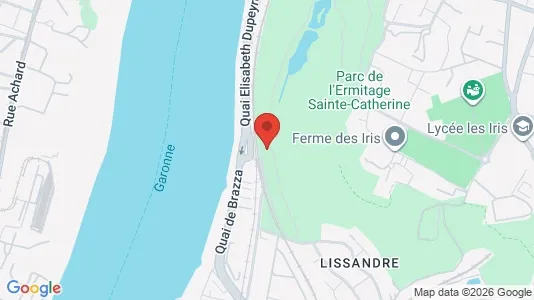 Apartments for rent i Bordeaux - kort over placeringen