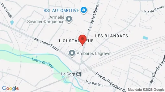 Apartments for rent i Bordeaux - kort over placeringen
