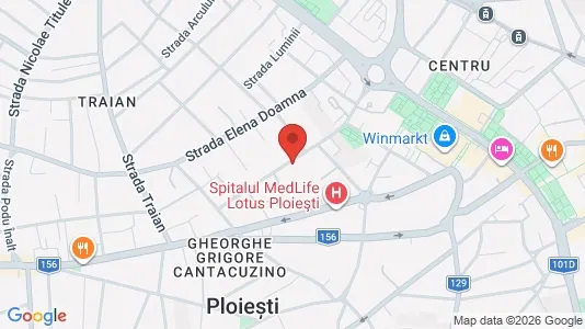 Apartments for rent i Ploieşti - kort over placeringen