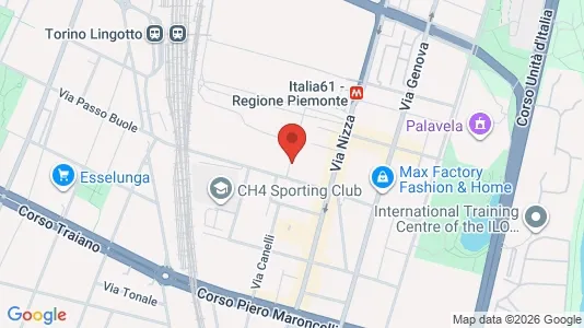 Apartments for rent i Turin - kort over placeringen