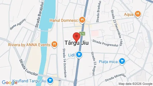 Apartments for rent i Târgu Jiu - kort over placeringen