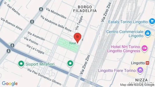 Rooms for rent i Turin - kort over placeringen