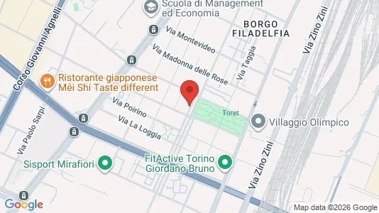 Apartments for rent i Turin - kort over placeringen