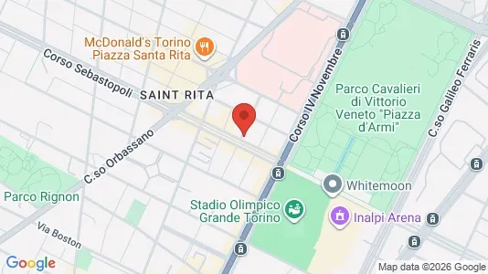 Rooms for rent i Turin - kort over placeringen