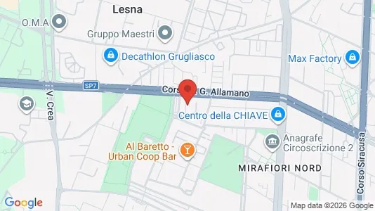 Rooms for rent i Turin - kort over placeringen