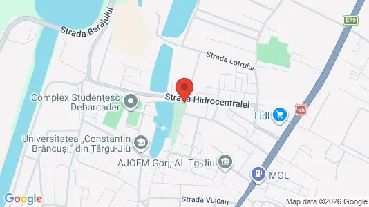 Apartments for rent i Târgu Jiu - kort over placeringen