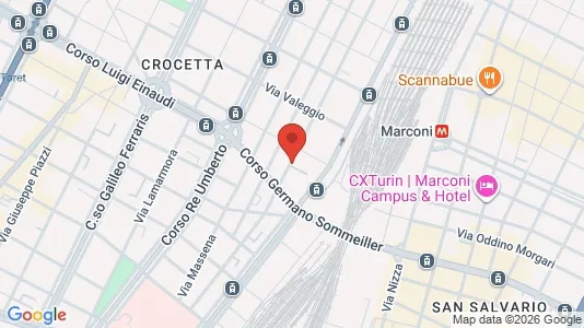 Apartments for rent i Turin - kort over placeringen