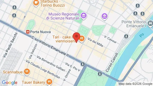 Apartments for rent i Turin - kort over placeringen