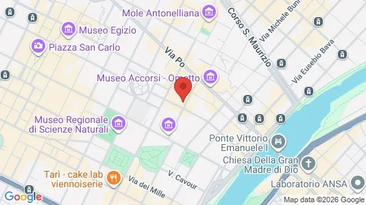 Rooms for rent i Turin - kort over placeringen
